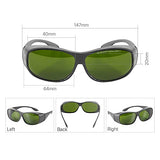 Cloudray CE 1064nm Fibra Protección ocular Gafas de seguridad Gafas protectoras Escudo Gafas para YAG DPSS Fibra láser Estilo C