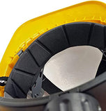 Casco de construcción anticolisión para Electricista, Casco de Seguro de Trabajo, ABS, Casco de Seguridad para Electricista, ventilación, Gorra de protección Transpirable(Color:White)