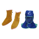 Capucha para soldador Cubierta de la cabeza Zapatos para soldar Polainas Cubierta de pies