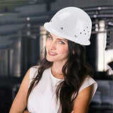 Casco de construcción Casco de seguridad - Ventilador de verano Casco de protección laboral de electricistas para construcción de líderes de ingeniería de construcción y construcción Mejor protegerte