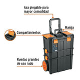 Truper CHP-1925R, Caja para herramientas 19"x25" 3 en 1 desmontable con ruedas grandes de uso rudo