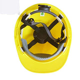 Casco de Seguridad con Ranuras En V ABS Protección Anti-Rotura Cascos de Protección Construcción Anticaída Obra de Construcción Construcción de Carreteras Túnel Mina