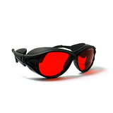 Gafas de protección láser para 190-540nm 405/445/532nm azul violeta verde láser dedicado