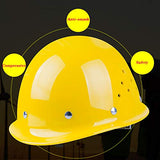 Casco de construcción de seguridad Casco de seguridad - Ventilador de verano Casco de protección laboral de electricistas para construcción de líderes de ingeniería de construcción y construcción Prop