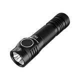 NITECORE E4K Next generation 21700 Compact EDC Flashlight - 4x CREE XP-L2 V6-4400 Lumens w/3x NITECORE NL2150HPR Rechargeable Li-ion Batteries