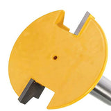 Wolfride 1/2 Mango Cajón Recto Moldeo Router Broca de la Herramienta de Carpintería, Mango de Madera de Aleación de Fresa Con Herramientas Para Trabajar la Madera- Amarillo