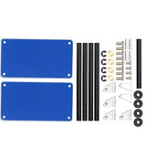 Kit de carro de herramientas, carro de almacenamiento de herramientas de 2 niveles, taller móvil, reparación de garaje, accesorios RC para 1/8 1/10 1/12 1/16 modelo a escala de gran tamaño(Azul)