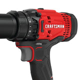 CRAFTSMAN Kit de Herramientas 20V Inalambricas con Taladro Atornillador y Atornilladro de Impacto con 2 Baterías CMCK200C2