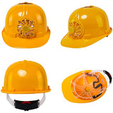 Casco de Seguridad Industrial,Casco de Seguridad al Aire Libre con Ventilador de Energía Solar,Gorra Protectora de Construcción/Yellow / 1 PCS