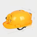 Casco Casco de seguridad: ventilación de verano, tapa de refrigeración, antivibración, iluminación recargable con energía móvil, construcción, doble fuente de alimentación, ventilador solar somb