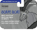 Watson Gloves Scape - Guantes de trabajo con forro de piel de cabra, protección contra impactos, muñeca elástica ajustada, puño estilo deslizante (tamaño mediano)