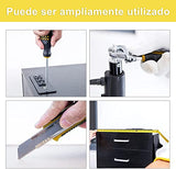 SPOWAY Organizador de Caja de Herramientas, Kit de Herramientas de reparación con Estuche de Transporte, Juego de Destornilladores, portátil, Duradero, Adecuado para Reparaciones en el hogar