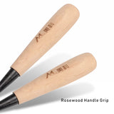 Cincel para tallar carpintería, hoja plana, madera dura con diferentes tamaños, mango de madera forjado a mano, herramientas de grabado, cincel plano, 2 mm