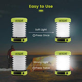 ThorFire CL01 - Linterna LED para Acampada, manivela, USB, Recargable, Plegable, Linterna de Emergencia, luz Nocturna, lámpara para Camping, Senderismo, Tienda de campaña, jardín, Patio