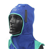 Capucha de Soldadura Accesorios Casa Campana de Soldador Retardante de Fuego, Azul