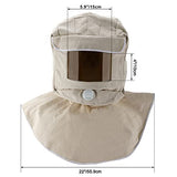 Capucha lona chal tapa sandblaster máscara anti polvo máscara de protección facial casco protector