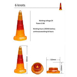Multifuncional de tráfico Cono del camino estacionamiento Conos de la seguridad LED Cono telescópica barricada de seguridad Advertencia Cono de advertencia de tráfico Cono de la seguridad