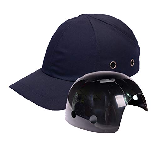 Gorra Antigolpes Transpirable Y Anticolisión Estilo de Béisbol Tejido de Polialgodón Casco Duro ABS Carcasa Interior Anti-Rotura Tamaño Ajustable Hombres Y Mujeres En Invierno