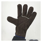 Guantes de Soldador Guantes mecánicos Guantes de Trabajo de Cuero de Piel de Vaca 25 cm (10") Longitud TIGNO Guantes de Soldadura Peso Ligero y ampliamente Utilizado