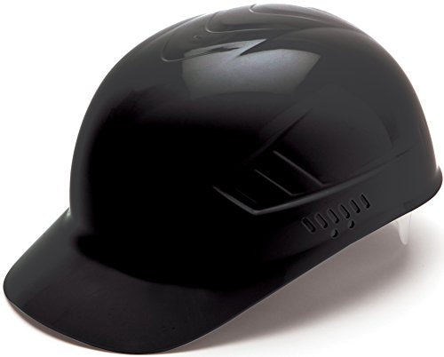 Gorra de seguridad con bloqueo deslizante de 4 puntos, color negro