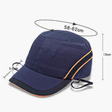 WBZ Casco Gorra  De Seguridad 5,5 CM ala Corta 360 ° Ventilación Total Material ABS Ajuste De Hebilla De Tres Engranajes Protección De Forro Trabajo Gorra Transpirable Gorra De Trabajo