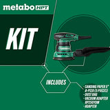 Metabo HPT Lijadora de órbita aleatoria de 5 pulgadas | Velocidad variable | Potente motor de 230 W 2.8 amperios | Agarre de elastómero suave | Incluye 5 piezas de papel de lija, bolsa de polvo, adaptador de vacío | SV13YST