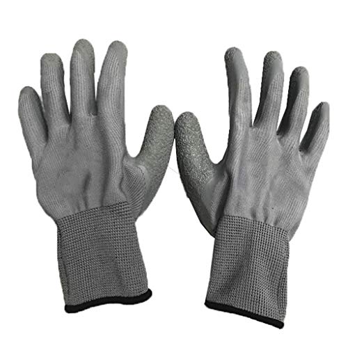 Lxrzls Guantes de protección Guantes Guantes de Silicona Guantes de nitrilo Resistentes a los químicos Guantes industriales