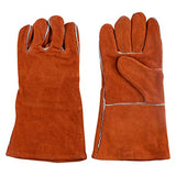 Guantes de Soldador Guantes Resistentes Al Calor Y de 14 Pulgadas para Mig, Soldador Tig, Horno, Camping, Estufa, Chimenea Y Más (