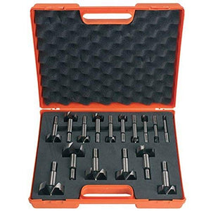 Juego de brocas Forstner de 16 piezas
