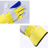 Guantes De Soldador, Protección De La Soldadura De La Protección De La Mano De Obra, Alta Temperatura Y Resistencia Al Desgaste, Guantes Antideslizantes A Fuego Corto