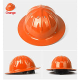 Cascos de Seguridad Industrial Rígido de Aluminio,Protección de la Cabeza,Resistencia al Impacto Casco de Construcción/Orange / 1 PCS