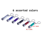 Antner 18pcs Mini linternas llavero 5 bombillas LED llavero juguete para niños fiesta favores, camping, viajes, hogar u oficina (batería incluida)