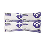 KingSeal Guantes de nitrilo pequeños de nitrilo, grado médico, sin polvo, grosor de 3 mil, color azul violeta, 1 caja de 200 guantes por peso (200 unidades)