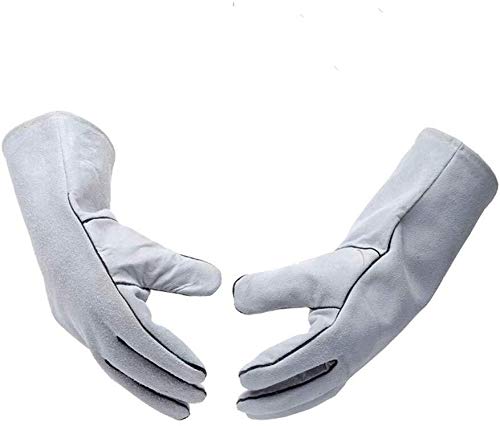 Guantes Soldador de Alta Temperatura Guantes de Desgaste Aislamiento Largo Firewire Guantes Soldador Soldadura Guantes punción Guantes de Soldadura