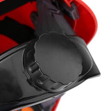 Casco de Seguridad, Casco de Trabajo Estable humanizado, cómodo y antirruido, Electricista reparador para Soldador(6.00*6.00*4.00cm-Red)