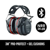 3M Pro-Protect - Protector auditivo electrónico de gel inalámbrico con tecnología Bluetooth, NRR 26 dB