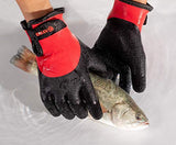Guantes de trabajo impermeables aislados KG140W, guantes de trabajo aislados con forro térmico acrílico y doble agarre arrugado recubierto de látex en la mano completa (1, pequeño)