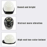 Casco seguridad  de Moda de Dos Colores Anti-UV Transparente Aleros Flotantes Diseño Forro Acolchado de 6 Puntos Banda para El Sudor Extraíble Obra de Construcción, Carretera, Minería
