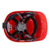 Casco de Seguridad, Casco de Trabajo Estable humanizado, cómodo y antirruido, Electricista reparador para Soldador(6.00*6.00*4.00cm-Red)