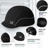 Gorra de seguridad, ligera, de seguridad, protección de la cabeza, gorra transpirable (M18109H-negro-microala)