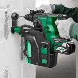 Metabo HPT Taladro giratorio inalámbrico MultiVolt™ de 36 V (solo herramienta - sin batería) | SDS Plus | 1-1/8 pulgadas | Control de fuerza reactiva | 3 modos | Adaptador de CA opcional | DH36DPAQ4