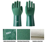 2 pares de guantes resistentes a los químicos, reutilizables y resistentes, antideslizantes, guantes mecánicos, ácidos, álcalis, protección de aceite