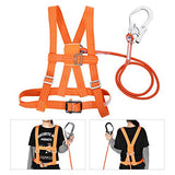 Kits de arnés de seguridad, arnés de seguridad para la detención de caídas, 6 stypes Arnés de escalada ajustable para exteriores Cinturón de seguridad Cuerda de rescate(Hebilla grande 5M)