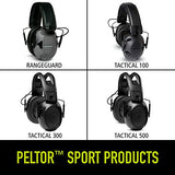 Peltor Protector auditivo electrónico Sport Tactical 100, protección auditiva, NRR 22 dB, ideal para el rango, disparo y caza, TAC100-OTH