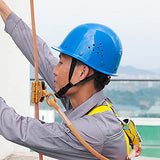 Casco Industrial de Protección de Seguridad Casco de Construcción al Aire Libre Casco Transpirable para Trabajadores de la Construcción