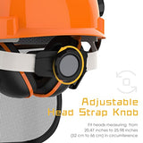 Casco de seguridad para motosierra, casco de protección de seguridad con gafas antivaho