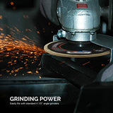 NEIKO Disco de solapa 11106A | Rueda abrasiva de óxido de aluminio de grano 40 | 4.5 x 7/8 pulgadas | Tipo plano #27| 10 unidades | Disco de lijado