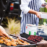 Guantes resistentes al calor para parrilla, alta resistencia a la temperatura, guantes ignífugos para asar a la parrilla, para freír, barbacoa, cocinar, hornear, horno, cortar