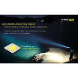 Nitecore - Linterna Recargable TM28 Tiny Monster QuadRay de 6,000 lúmenes