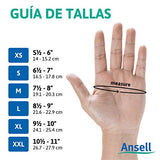TouchNTuff 92-500 - Guante Desechable de Nitrilo, Verde, con Polvo, Con Tecnología resistente a salpicadura de sustancias químicas, 4.7 Mil, Verde, Talla Chica (Caja de 100)